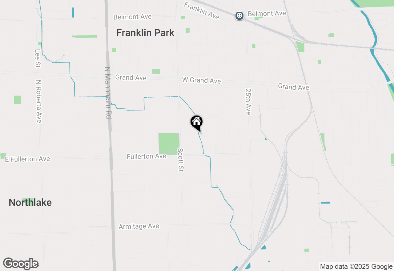 Map of 2505 Silver Creek Drive, Franklin Park, IL 60131