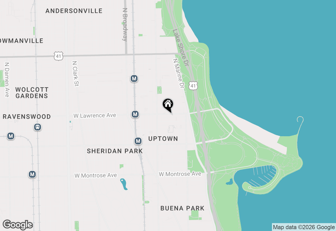 Map of 915 W Lawrence Avenue, Chicago, IL 60640