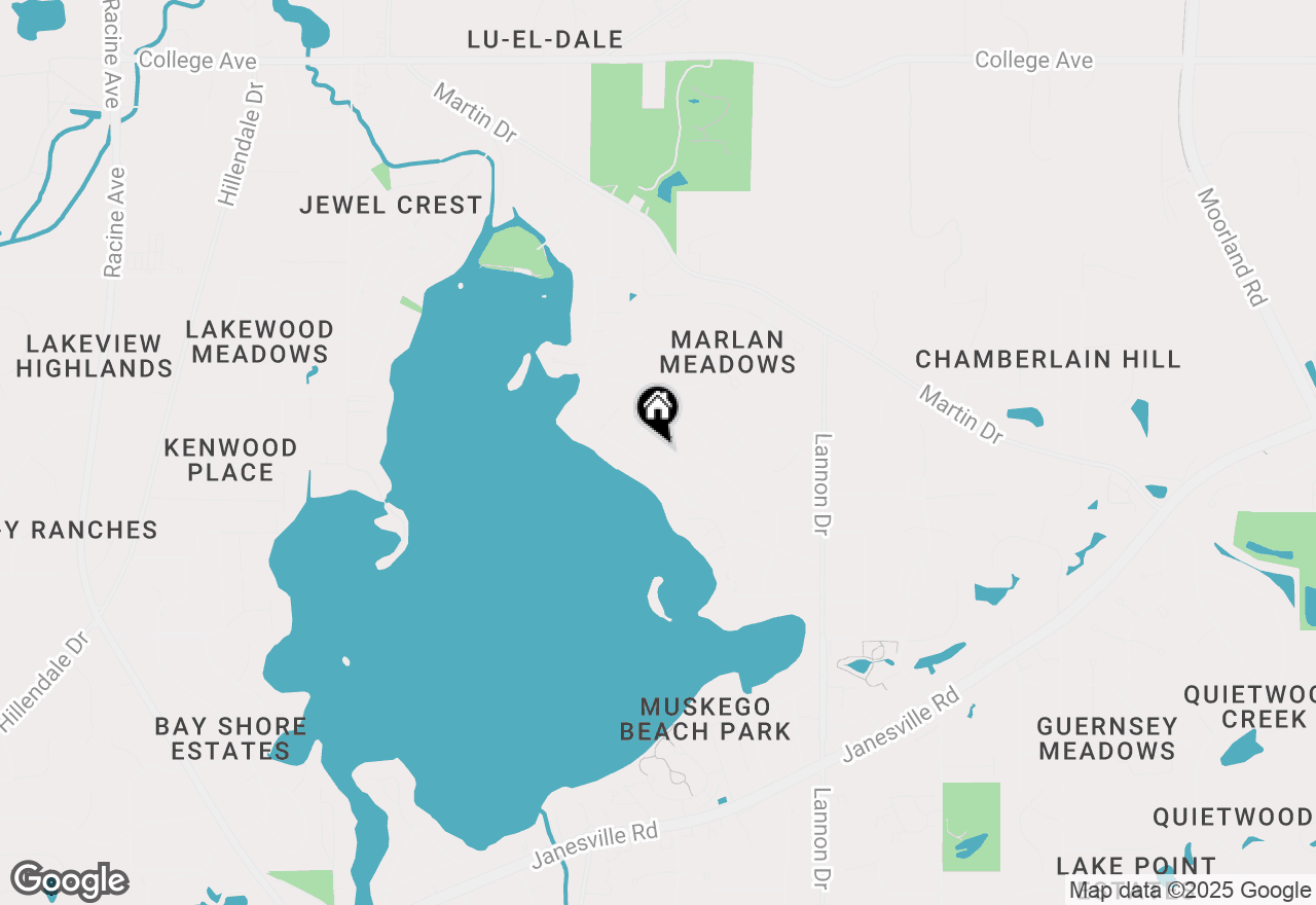 Map of S69W17741 Wildwood Dr, Muskego, WI 53150