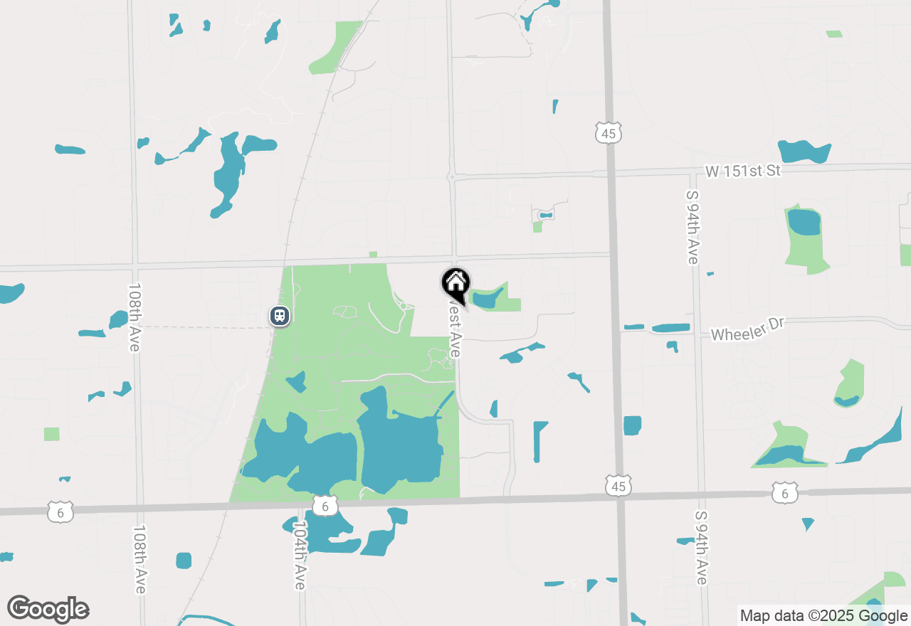 Map of 15401 West Avenue #3SW, Orland Park, IL 60462