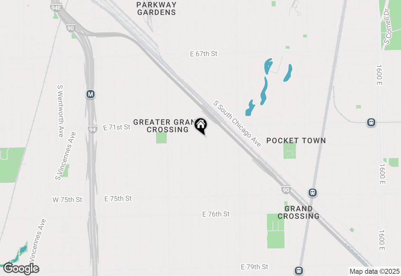 Map of 7144 S Saint Lawrence Avenue, Chicago, IL 60619