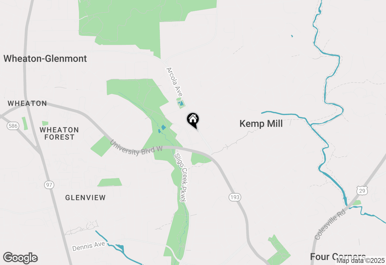 Map of 1121 University Boulevard W #907-B, Silver Spring, MD 20902