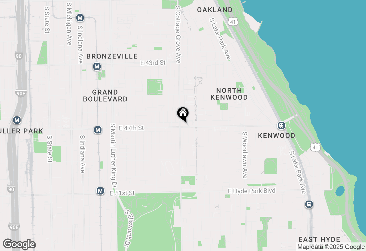 Map of 4659 S Cottage Grove Avenue, Chicago, IL 60653