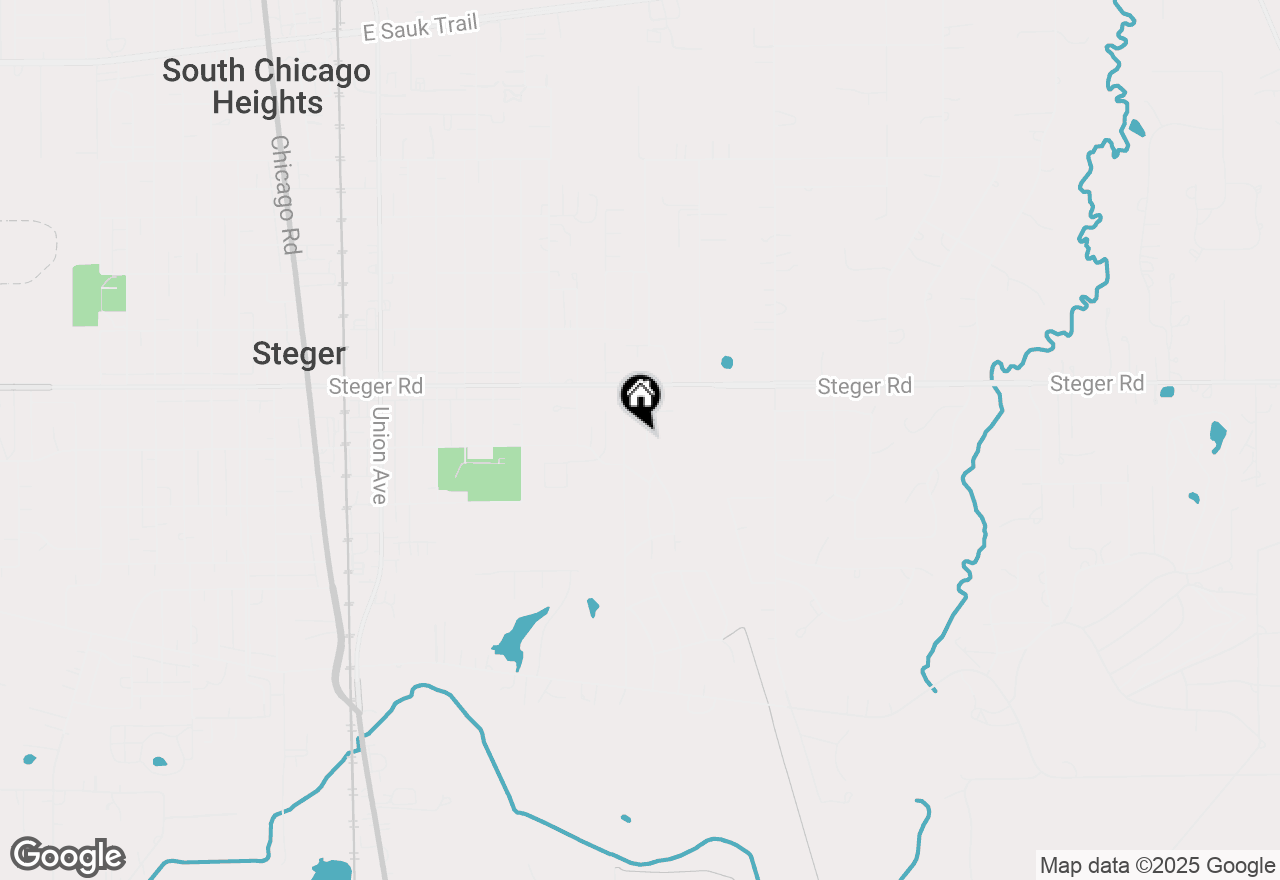 Map of 200 Durham Drive, Steger, IL 60475