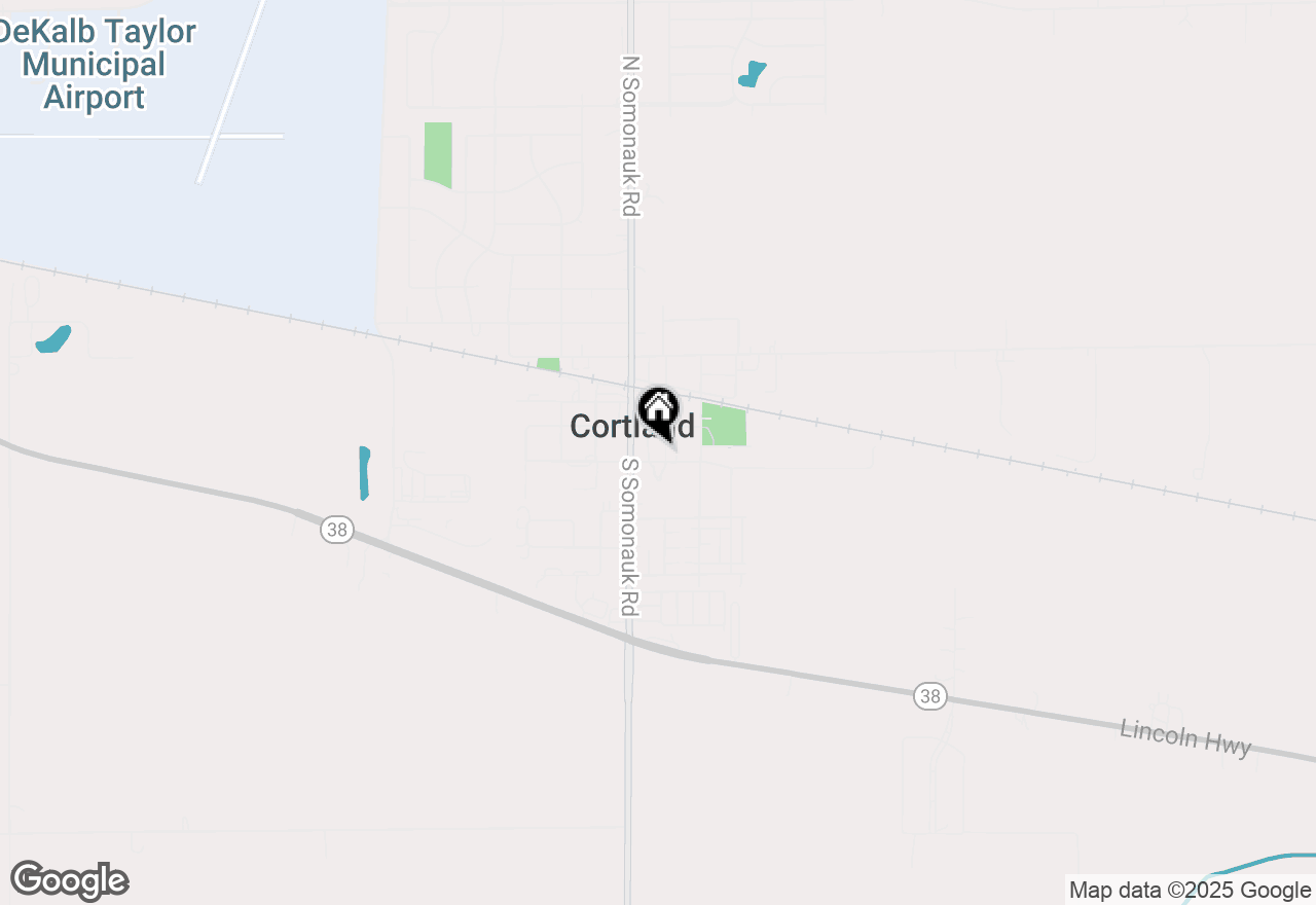 Map of 33 E Maple Avenue, Cortland, IL 60112