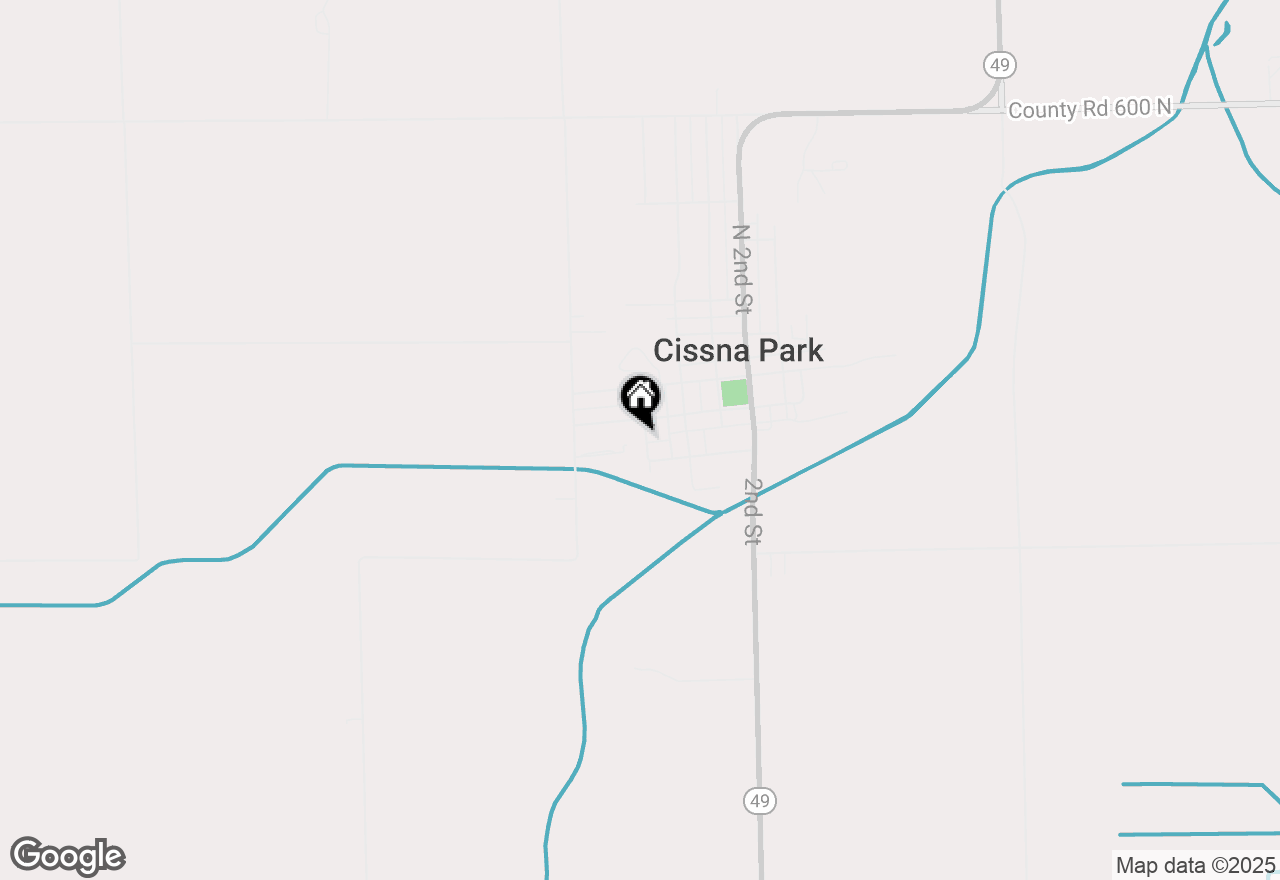Map of 205 S Fifth Street, Cissna Park, IL 60924