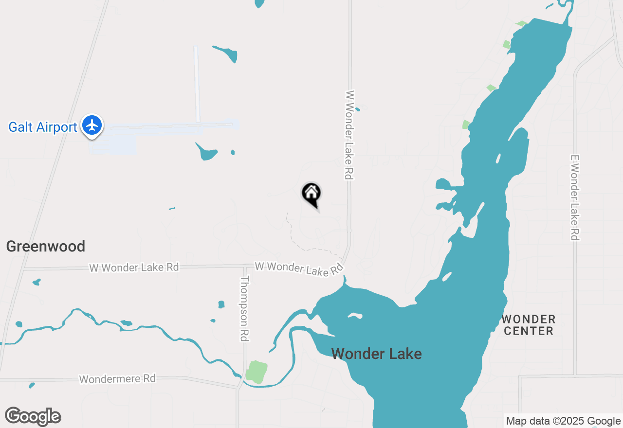 Map of 8506 Redbud Court, Wonder Lake, IL 60097