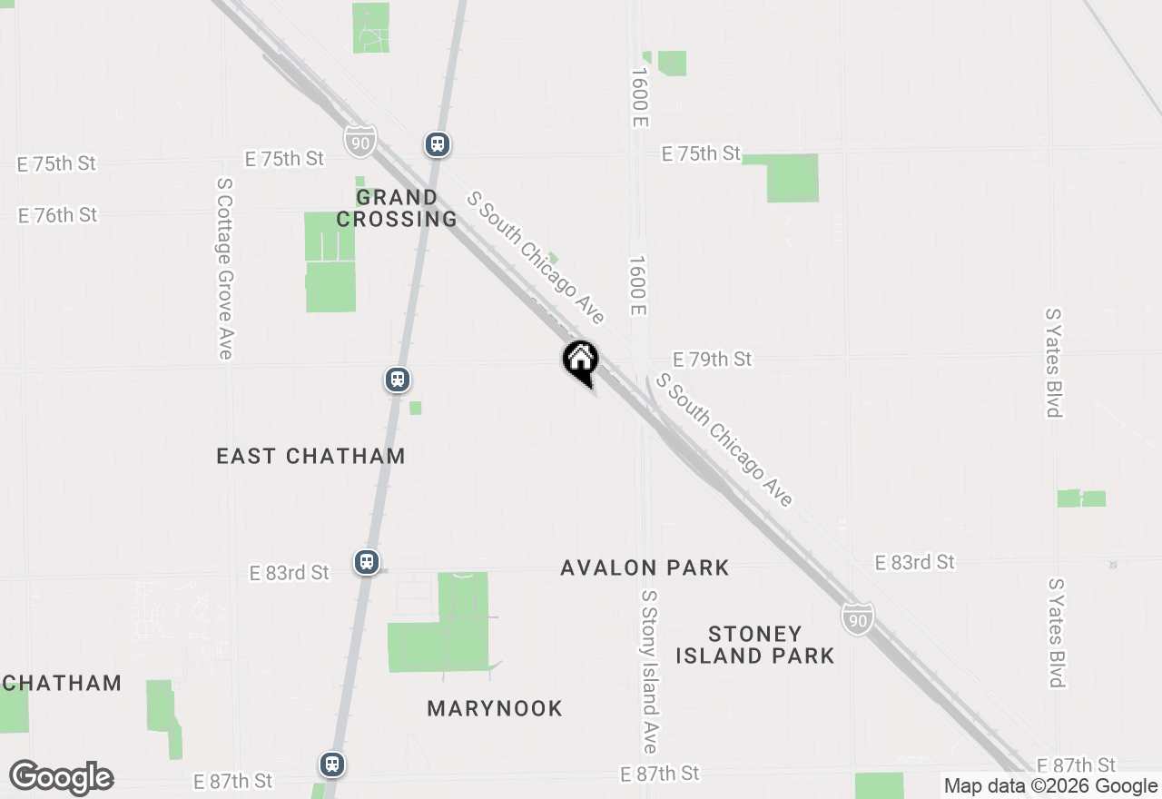 Map of 7944 S Blackstone Avenue, Chicago, IL 60619