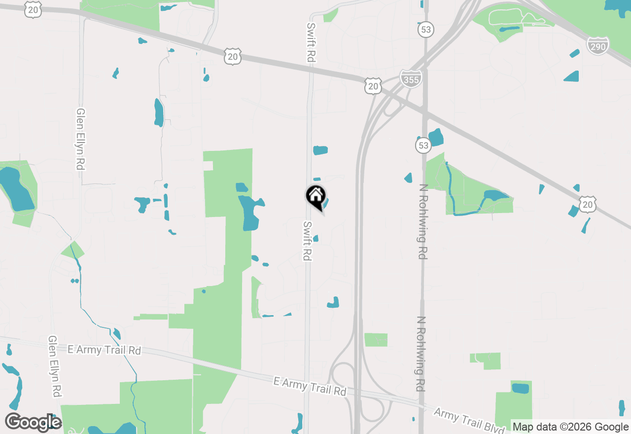 Map of 881 N Swift Road #206, Addison, IL 60101