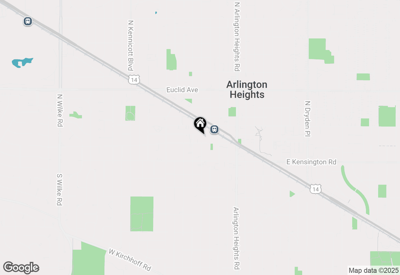 Map of 171 W Wing Street #204A, Arlington Heights, IL 60005