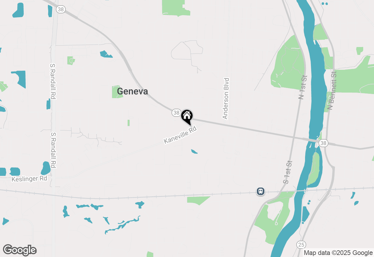 Map of 1315 Kaneville Road, Geneva, IL 60134