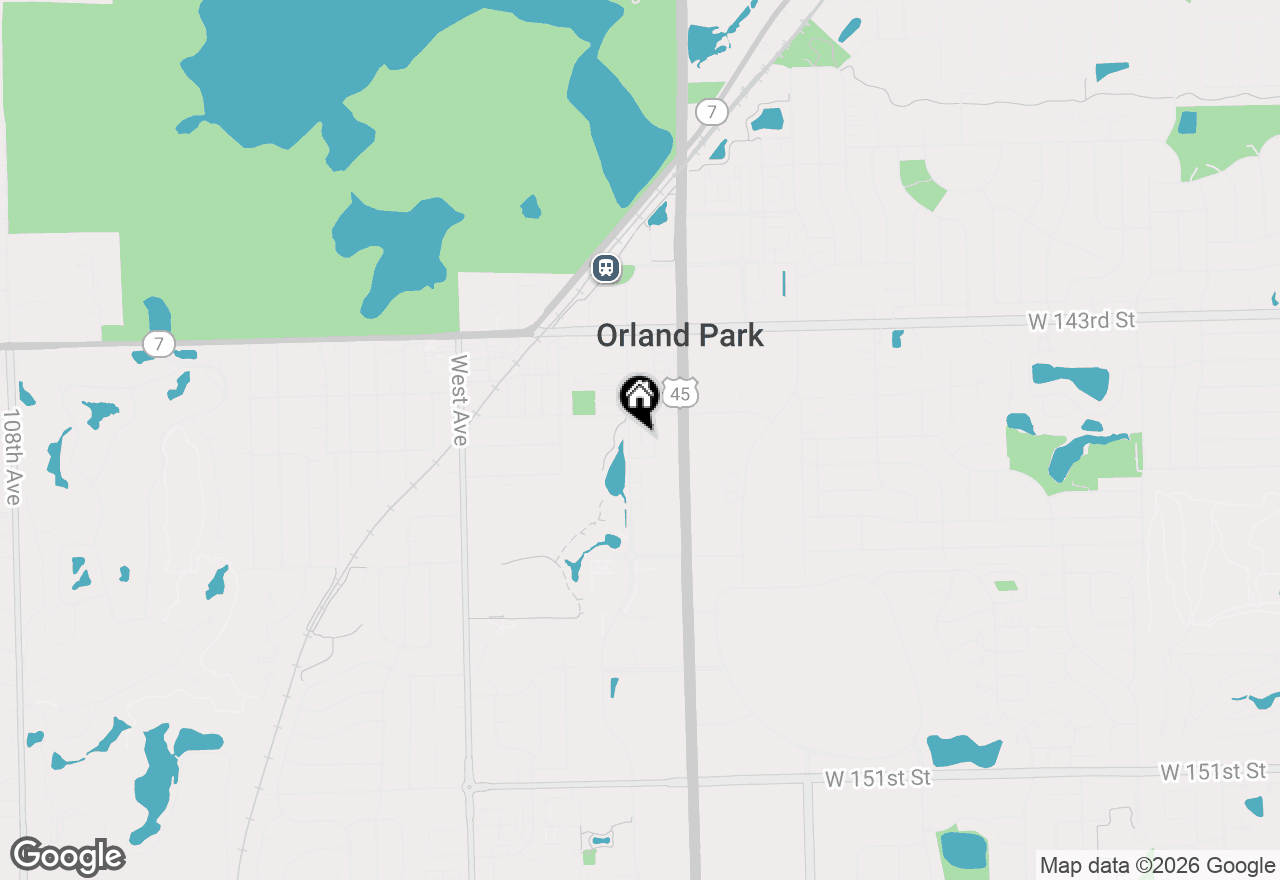 Map of 14451 S Ravinia Avenue #1, Orland Park, IL 60462