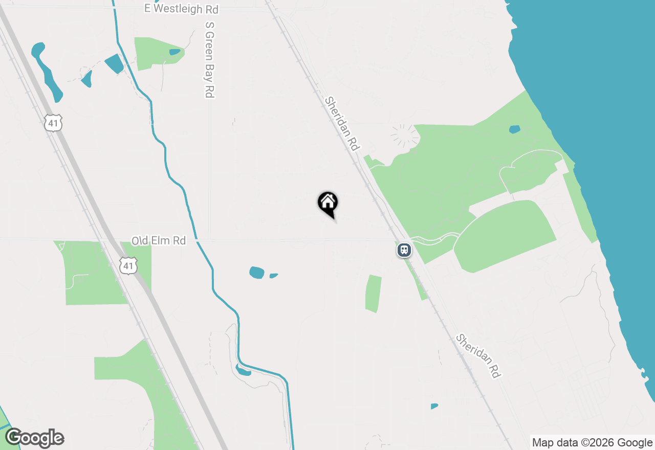 Map of 1143 Beverly Place, Lake Forest, IL 60045