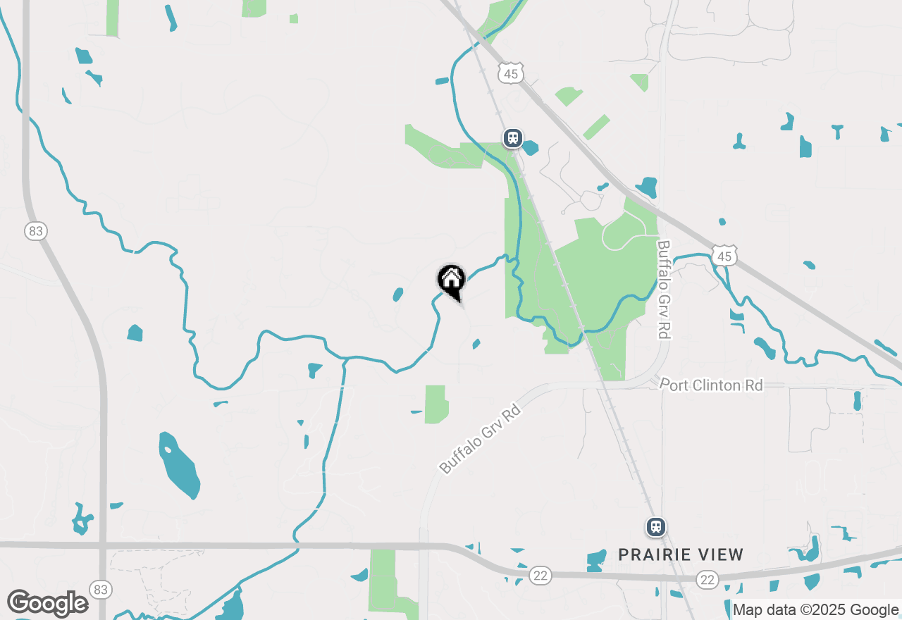Map of 5825 Blue Heron Drive, Long Grove, IL 60047