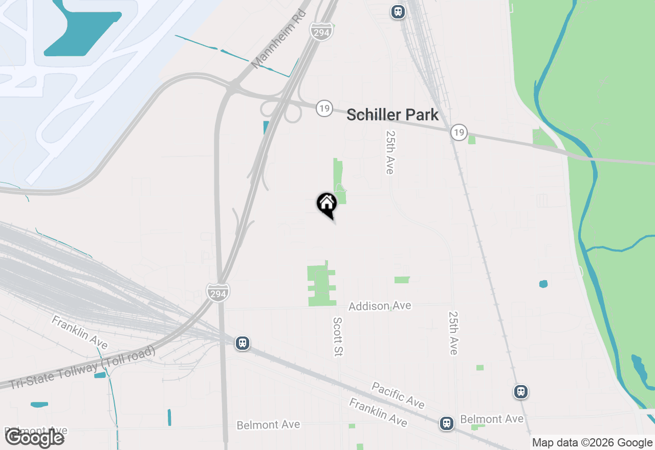 Map of 3880 Scott Street, Schiller Park, IL 60176