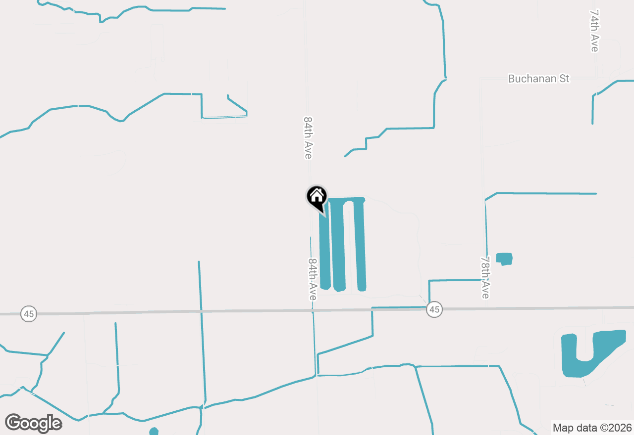 Map of 11520 84th Avenue, Allendale, MI 49401