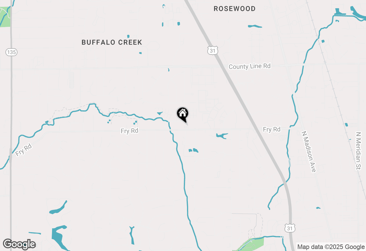 Map of 944 Fry Road, Greenwood, IN 46142
