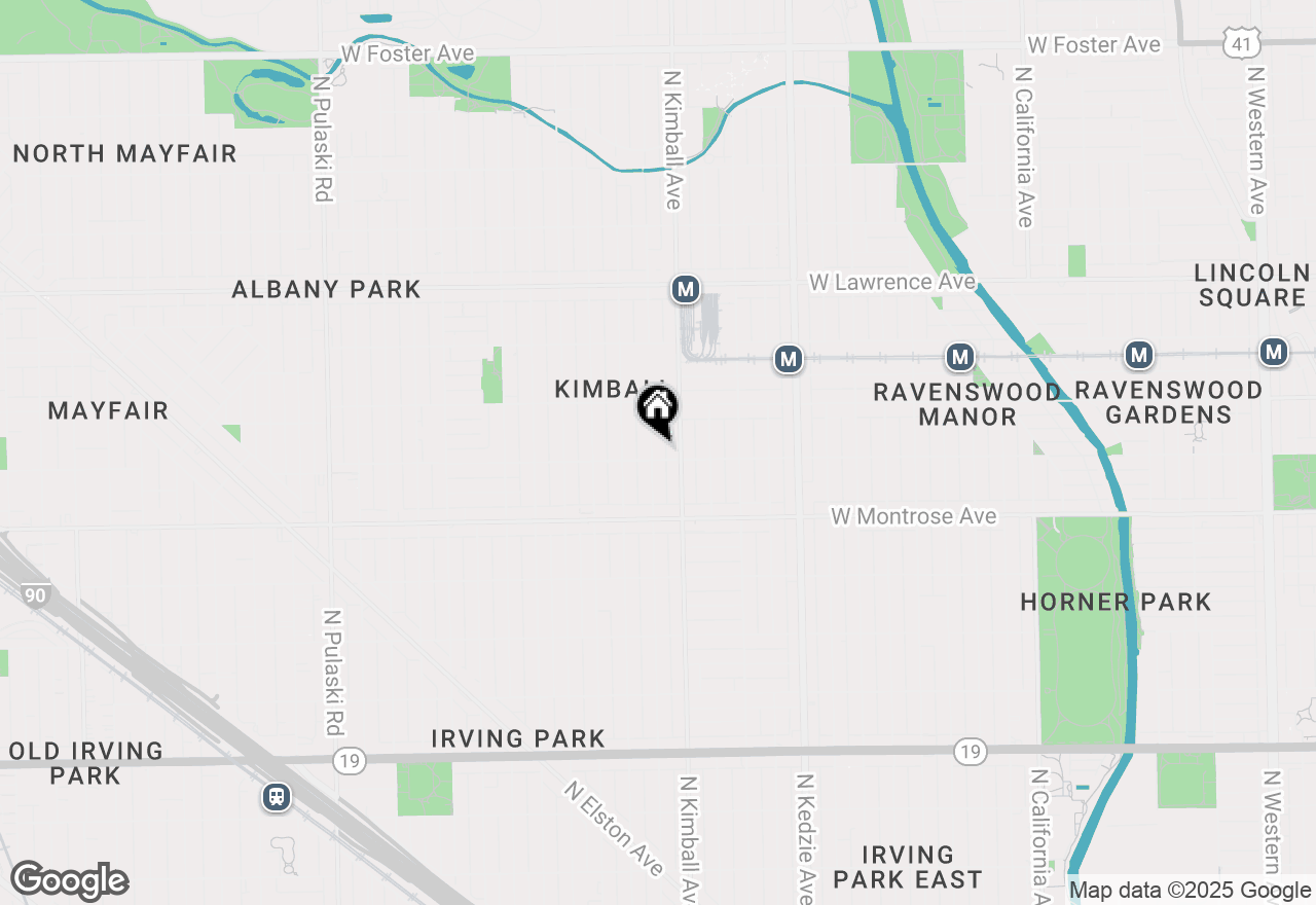 Map of 4505 N Bernard Street, Chicago, IL 60625