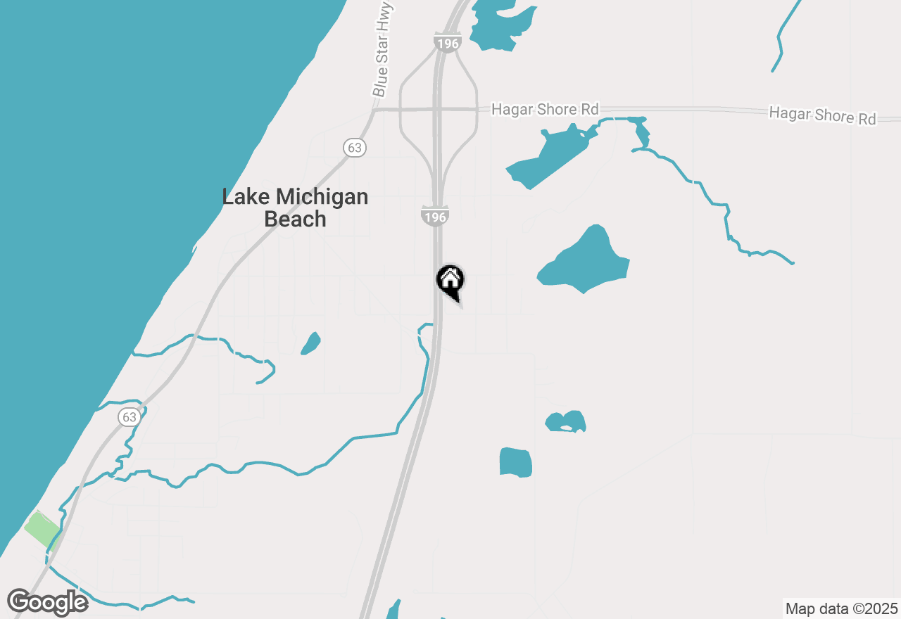 Map of 5997 Wilson Street, Coloma, MI 49038