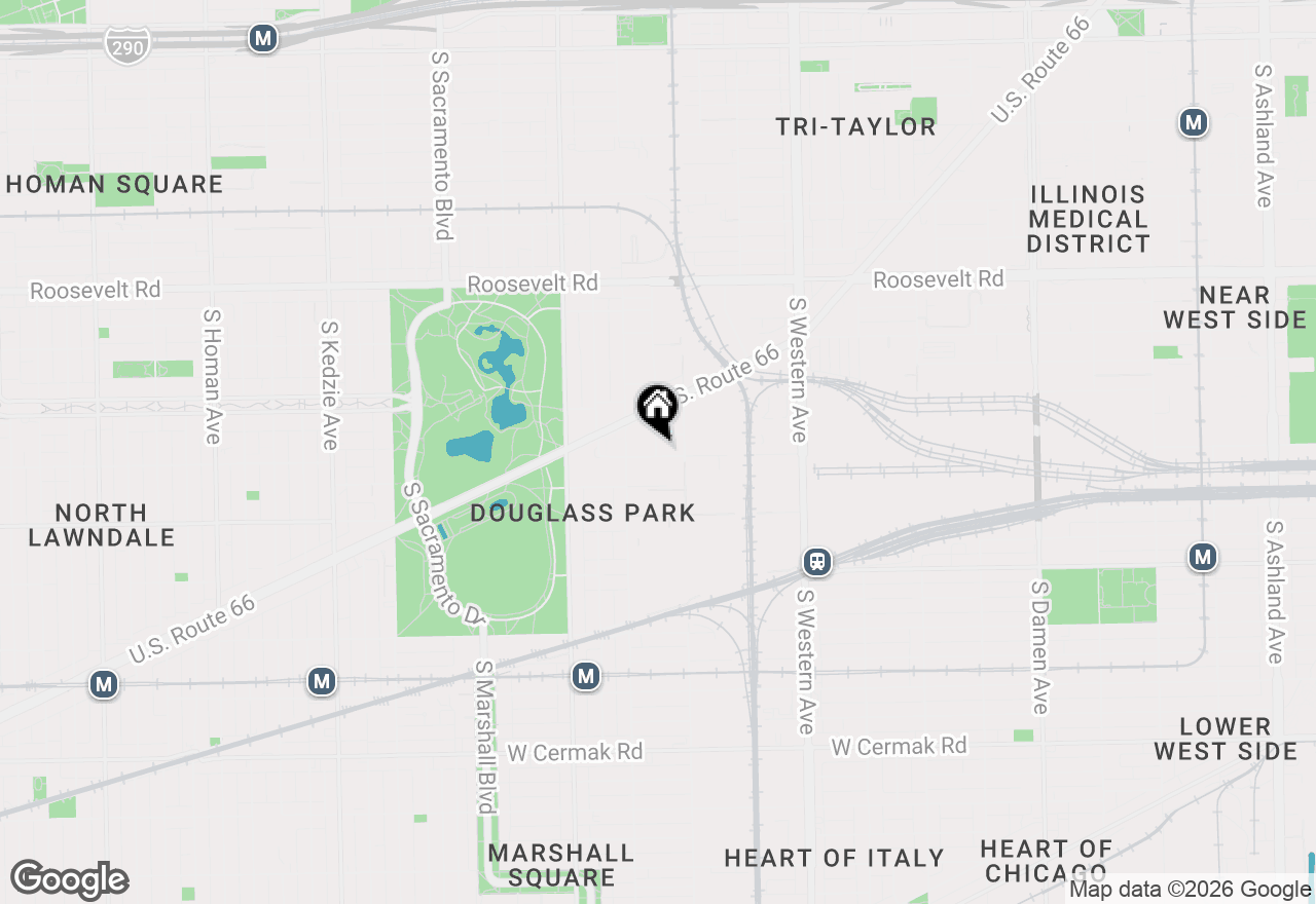 Map of 2624 W 15th Street #1, Chicago, IL 60608