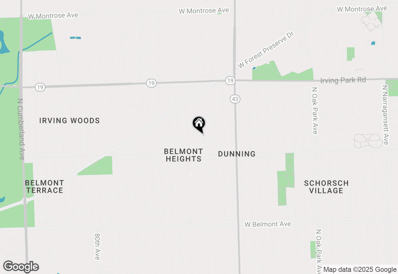 Map of 3708 N Oketo Avenue, Chicago, IL 60634