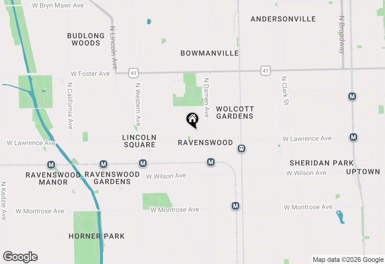 Map of 4829 N Hoyne Avenue, Chicago, IL 60625