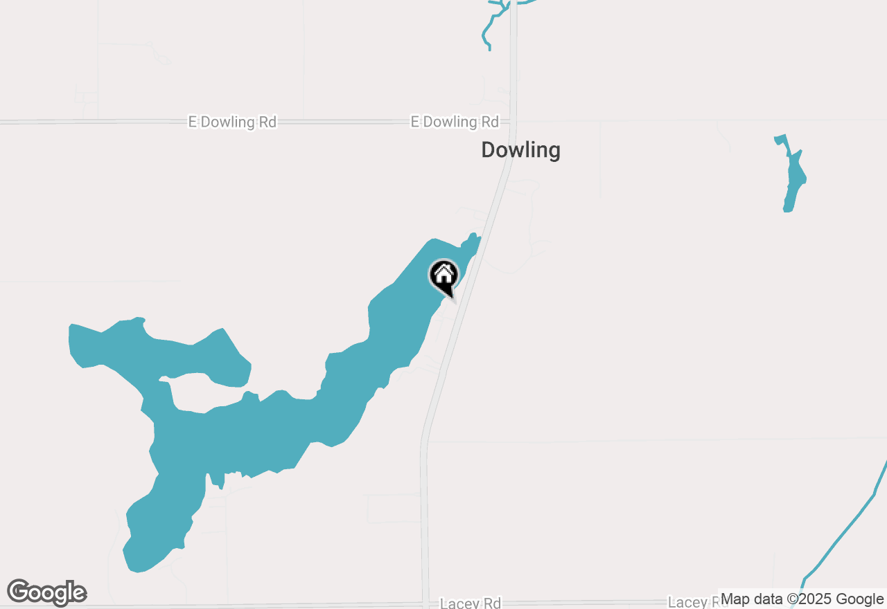 Map of 305 Clear Lake Drive, Dowling, MI 49050