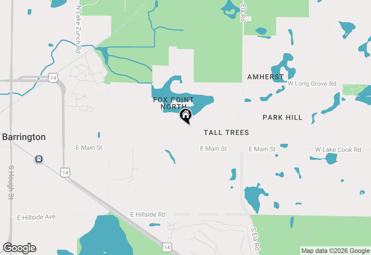 Map of 290 Cold Spring Road, Barrington, IL 60010