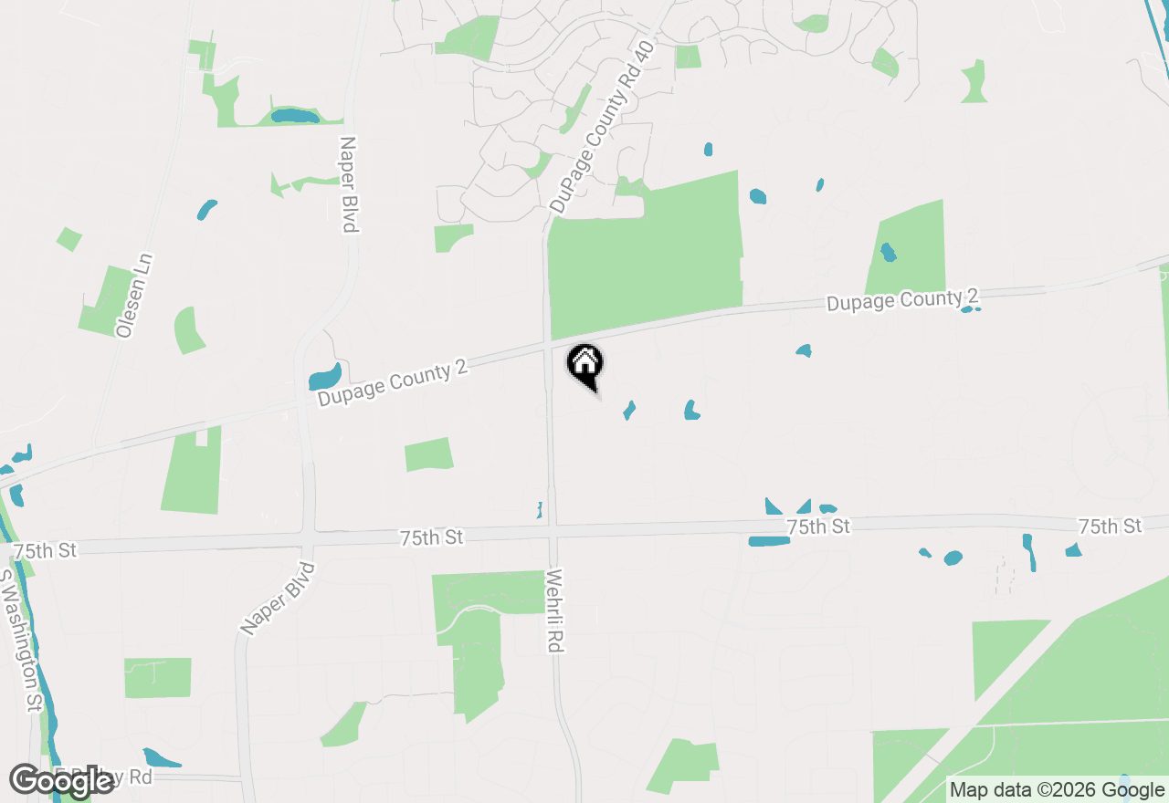 Map of 1611 Mistwood Drive, Naperville, IL 60540