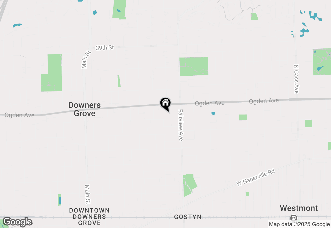 Map of 503 Lake Avenue, Downers Grove, IL 60515