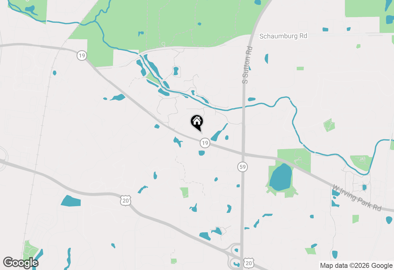 Map of 1285 Foxglove Drive, Bartlett, IL 60103