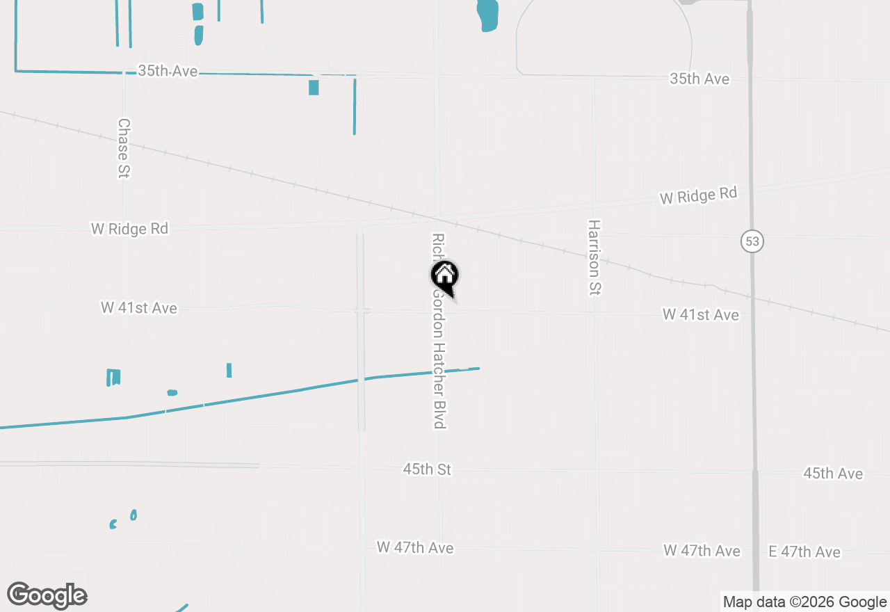 Map of 4061-63 Richard Gordon Hatcher Boulevard, Gary, IN 46408