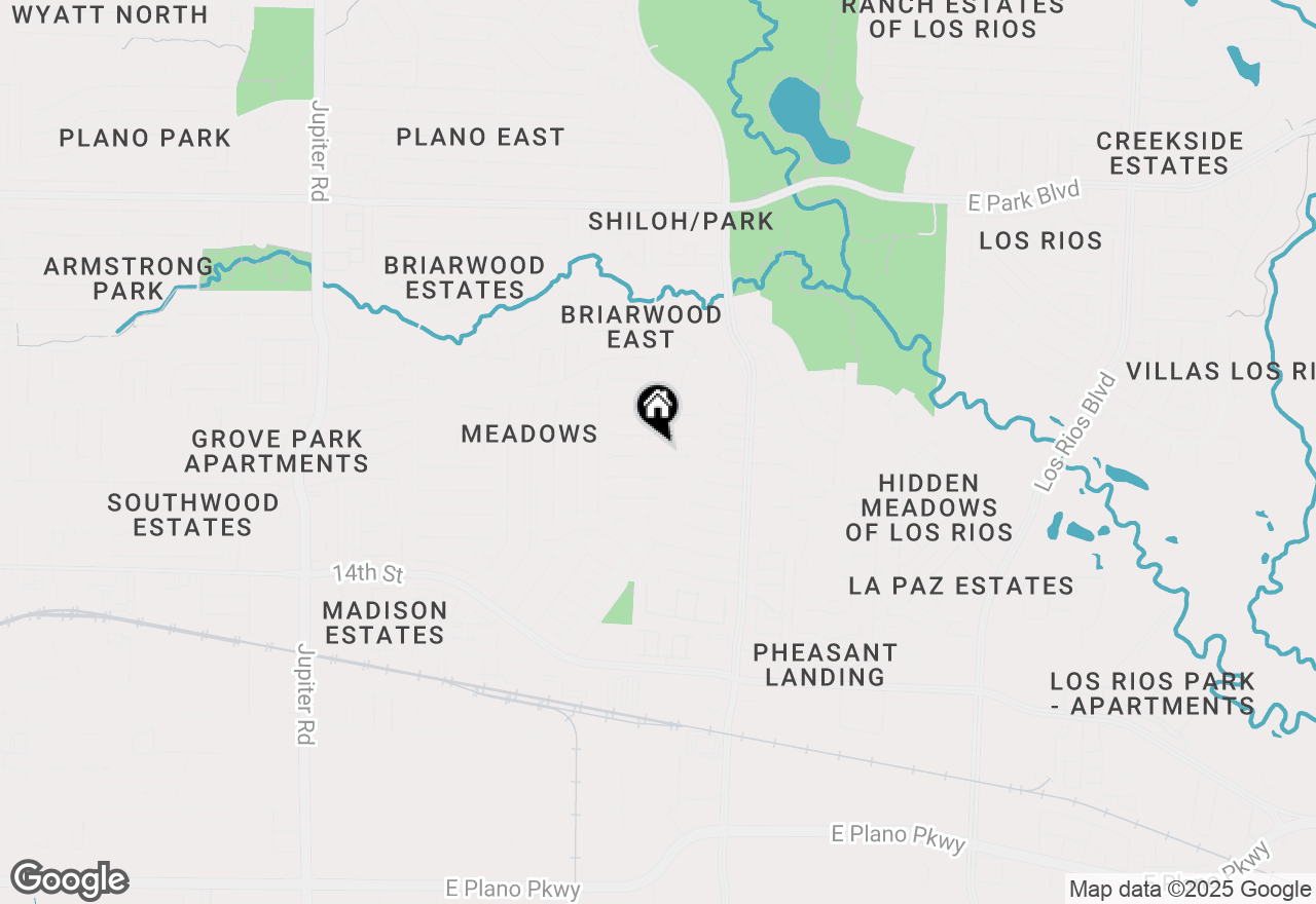 Map of 2 Eastport Place, Plano, TX 75074