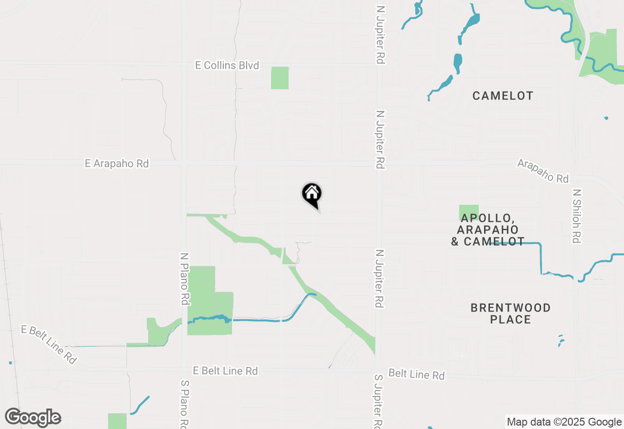 Map of 1821 Tulane Drive, Richardson, TX 75081