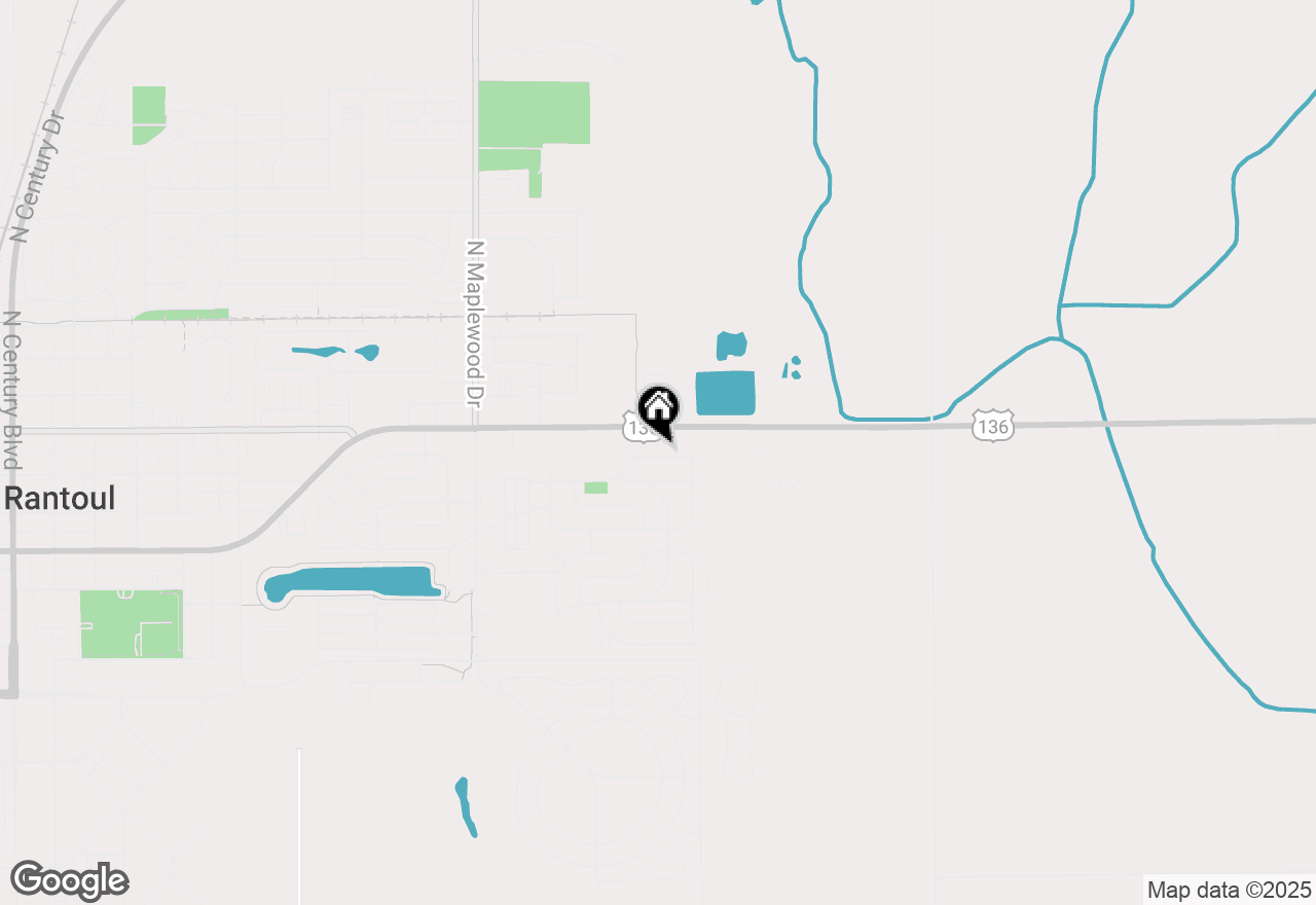 Map of 1613 Carolina Drive, Rantoul, IL 61866