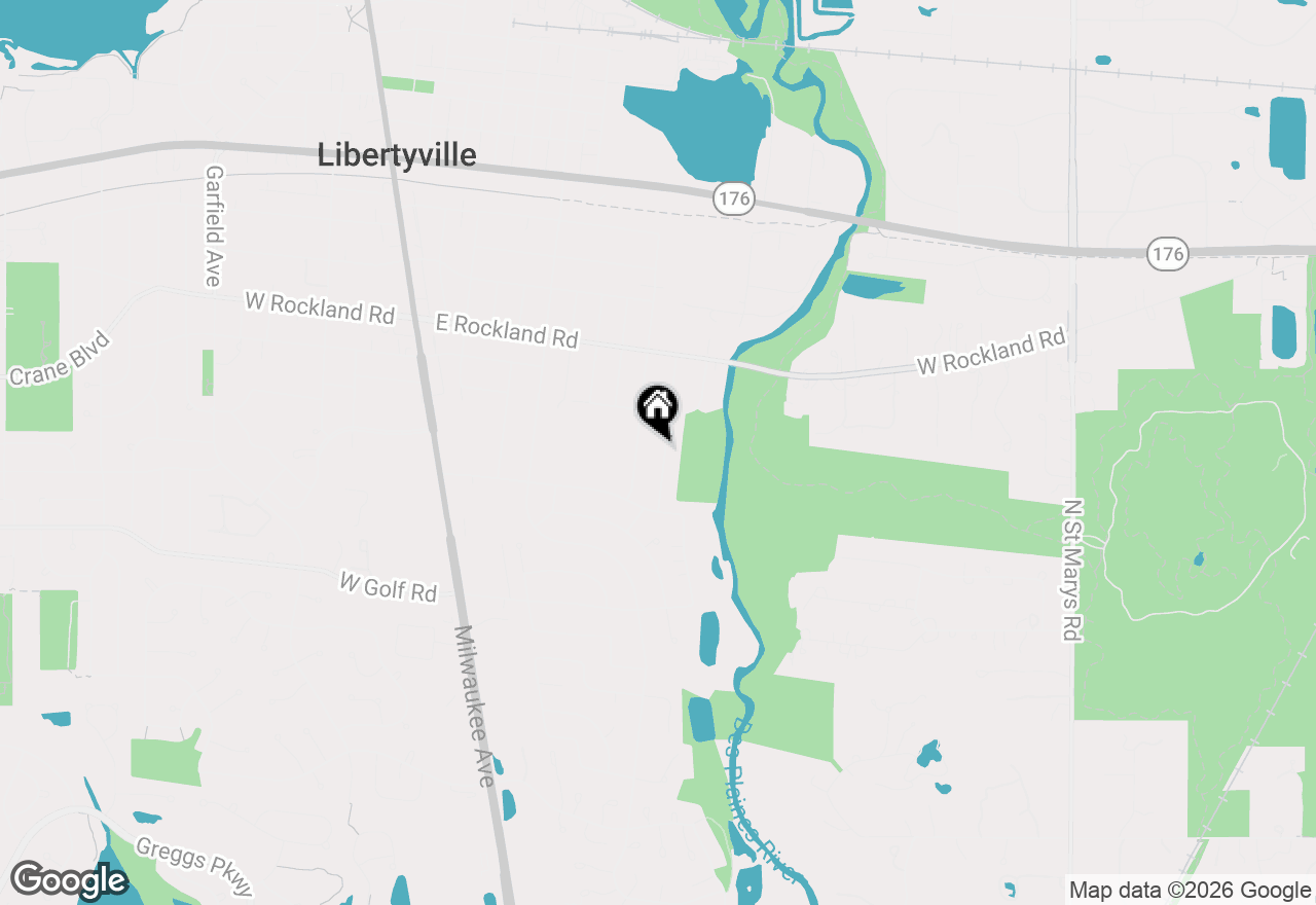 Map of 725 Kenwood Avenue, Libertyville, IL 60048
