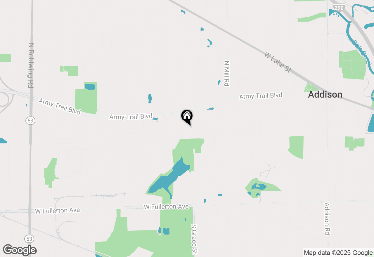 Map of 824 W Heritage Drive, Addison, IL 60101