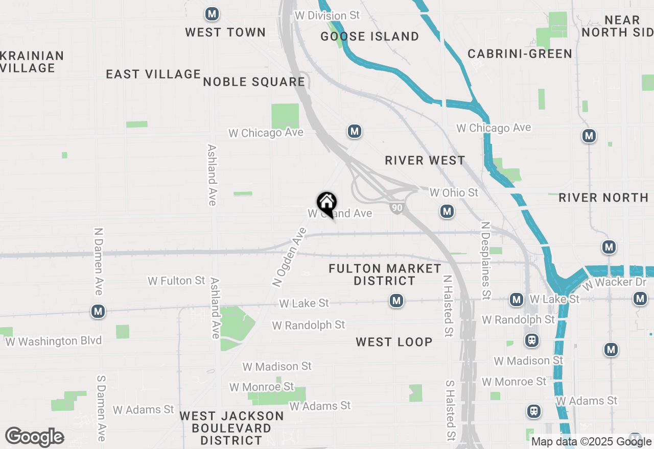 Map of 450 N Racine Avenue #2, Chicago, IL 60642