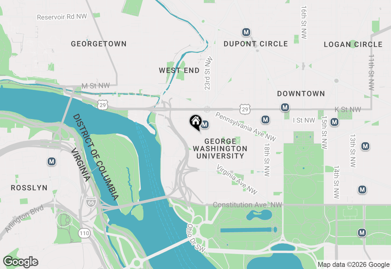 Map of 2401 H Street Nw #202, Washington, DC 20037