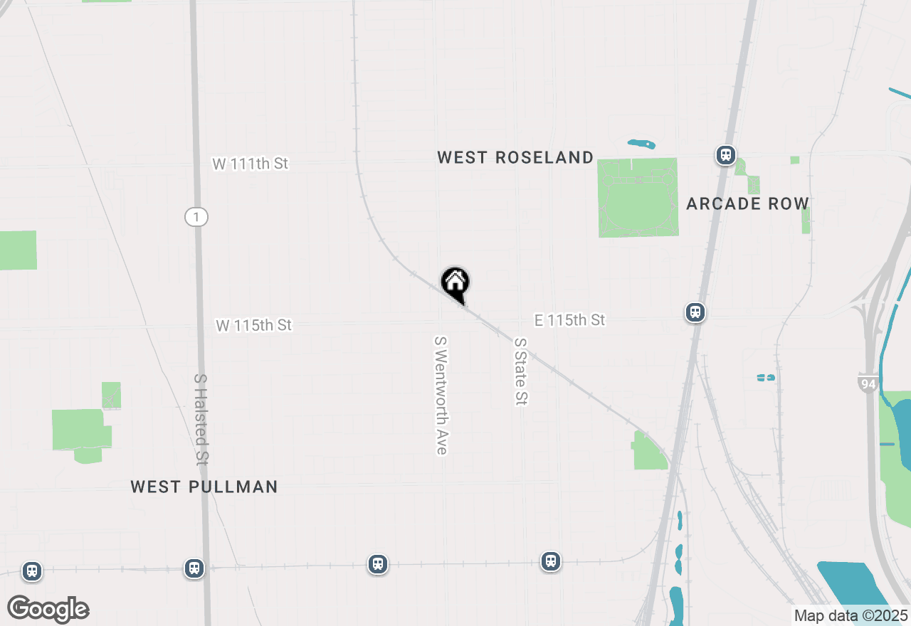 Map of 128 W 115th Street, Chicago, IL 60628