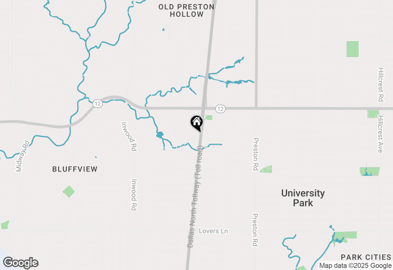 Map of 5804 Redwood Court, Dallas, TX 75209