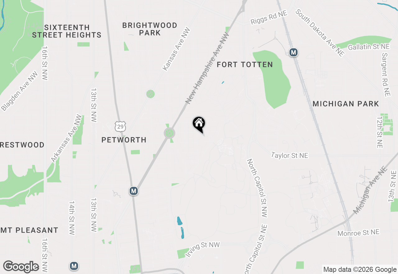 Map of 4217 3rd Street Nw, Washington, DC 20011