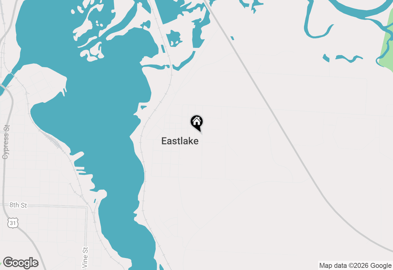 Map of 203 5th Street, Eastlake, MI 49626