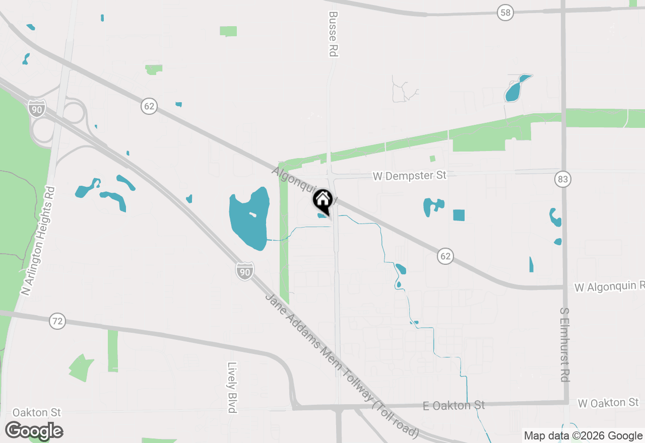 Map of 1777 W Crystal Lane #307, Mount Prospect, IL 60056