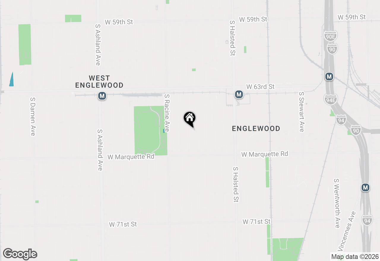 Map of 6530 S Carpenter Street, Chicago, IL 60621