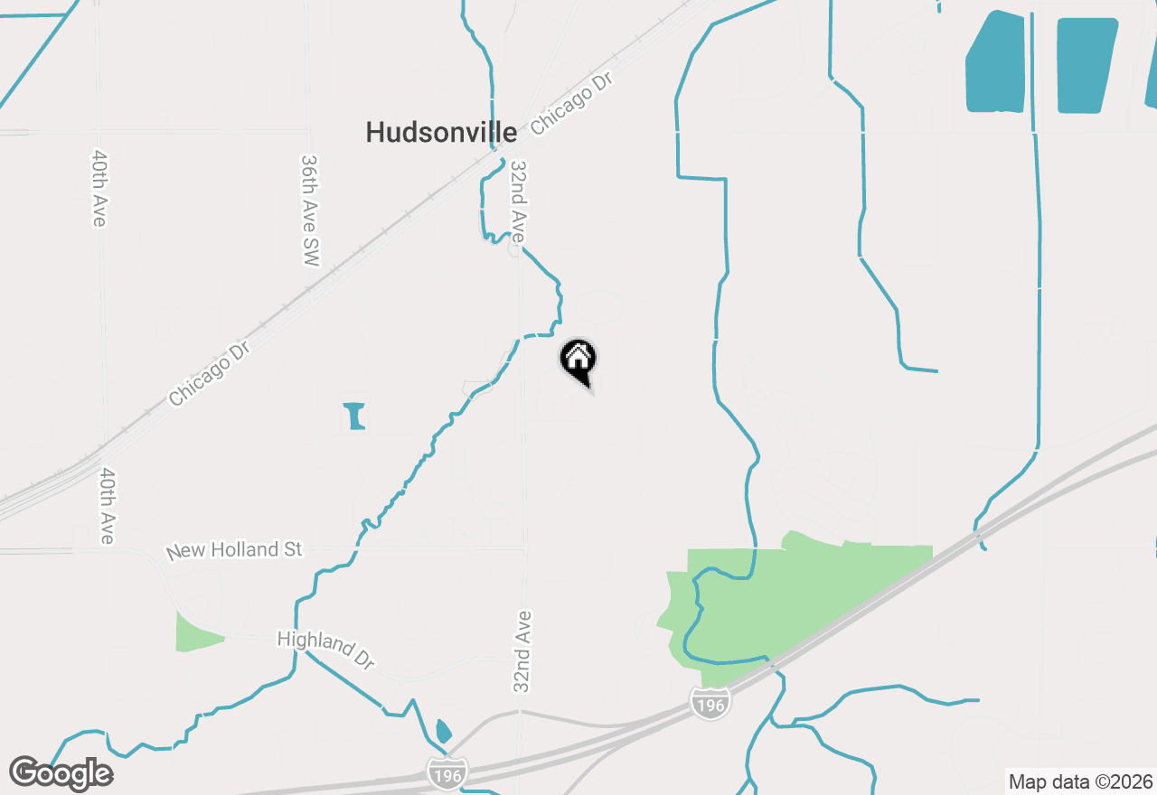 Map of 5158 Ridge Court, Hudsonville, MI 49426