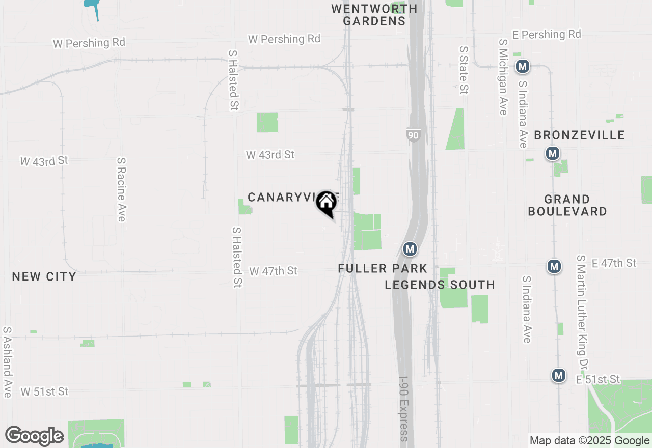 Map of 458 W 45th Place, Chicago, IL 60609