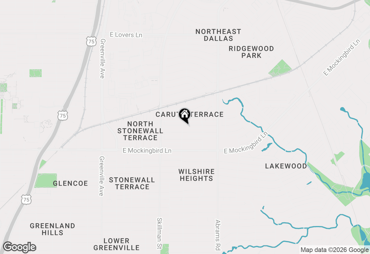 Map of 6207 Sudbury Drive, Dallas, TX 75214