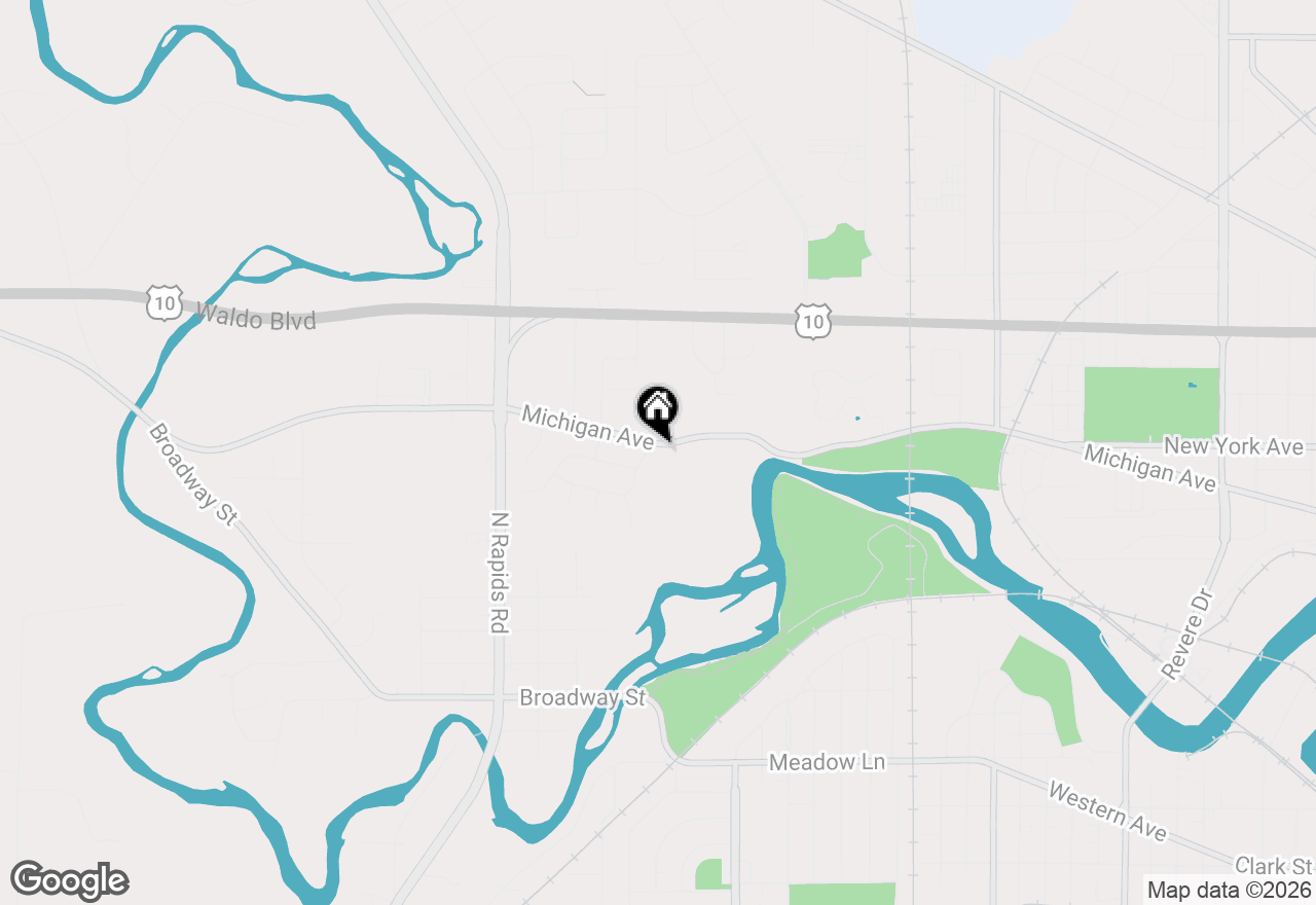 Map of 3601 Michigan Ave, Manitowoc, WI 54220