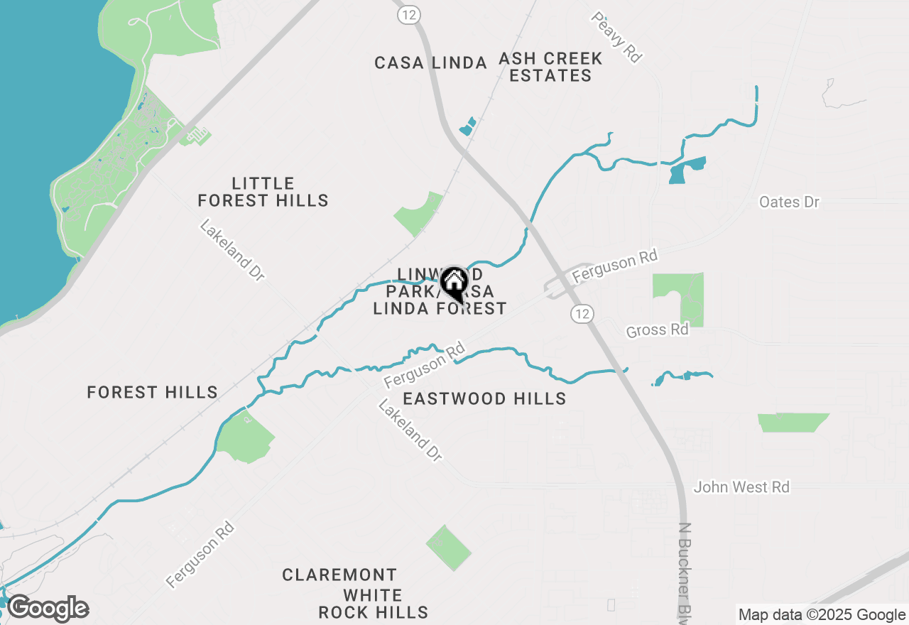 Map of 9036 Westbriar Drive, Dallas, TX 75228
